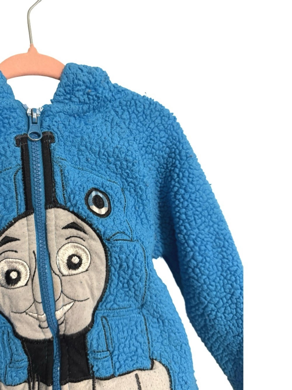Thomas & Friends Hooded Full Zip Sherpa Jacket Toddler Size 3T Y2K - Picture 5 of 9